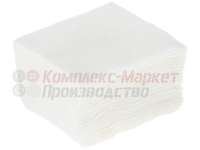 Салфетки бумажные белые (50 листов, ECO)