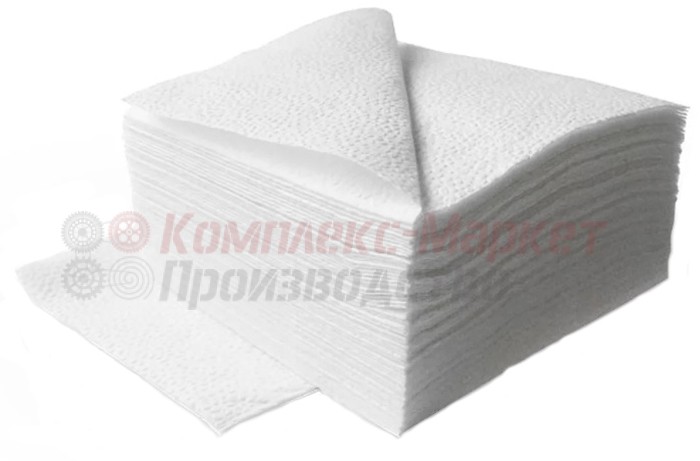 Салфетки бумажные белые (85 листов, целлюлоза)