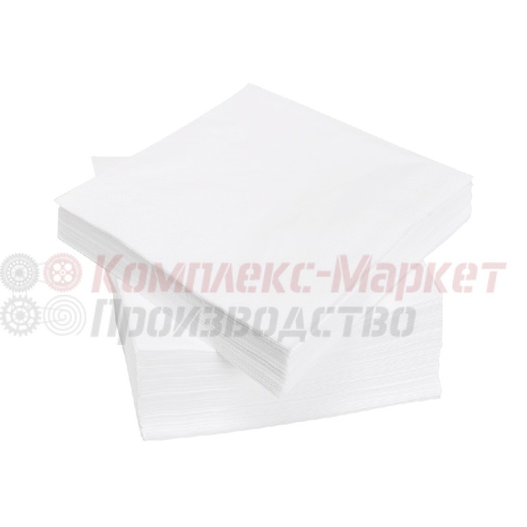 Салфетки бумажные белые (77 листов, целлюлоза)