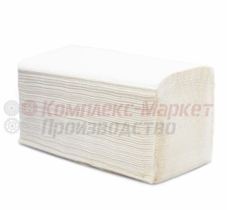 Бумажные полотенца V-сложение "PRO Tissue-V" (200 листов, 1 слой)
