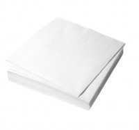 Салфетки бумажные (200 л, 2 слоя, 33х33 см, белые)
