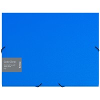Папка на резинке "Berlingo "Skyline" (А4, 500 мкм, синяя)
