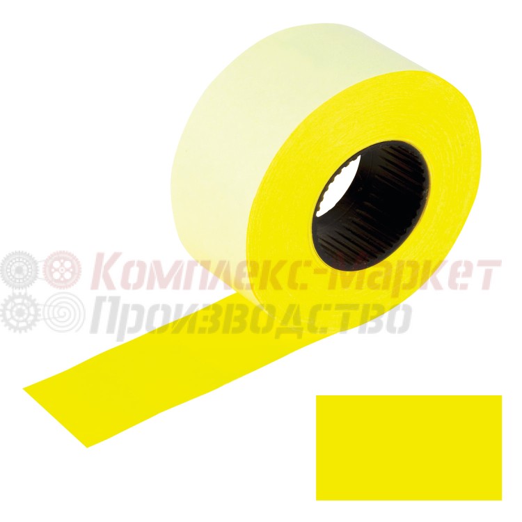Этикет-лента желтая (26х16 мм, 700 этикеток)