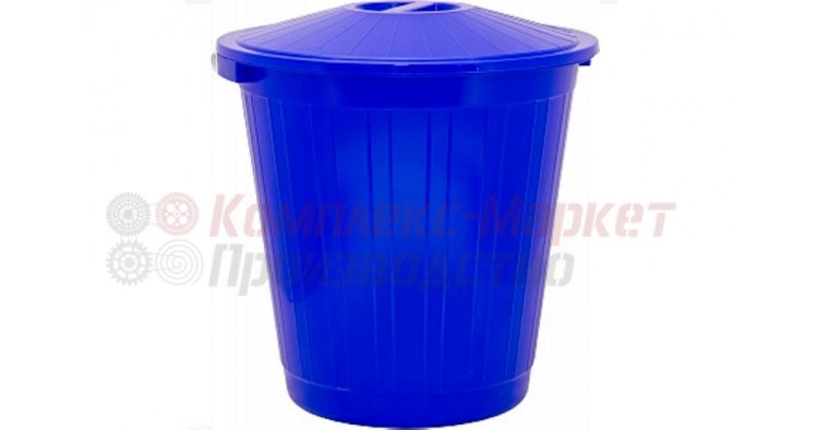 Хозяственный бак с крышкой (75 литров, синий)
