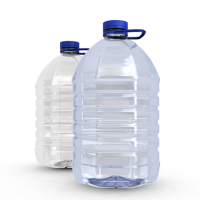 Бутылка пластиковая с крышкой  (5 литра, прозрачная)