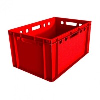 Ящик  сплошной, Е3 красный ( 61л, 600х400х300 мм )