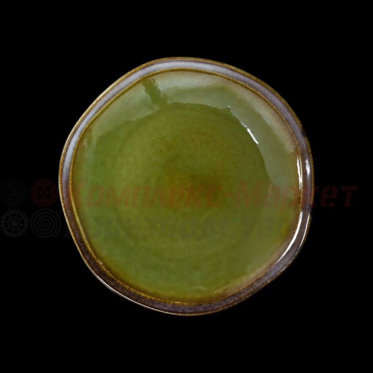 Тарелка мелкая «Corone Verde» (258 мм, синий+зеленый)