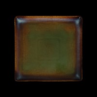 Тарелка квадратная «Corone Verde» (232х232 мм, синий+зеленый)
