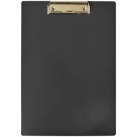Папка-планшет с зажимом "ПВХ" (А4, черная)