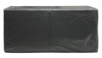 Салфетки бумажные (33х33, 200л, 2 слоя, черные)