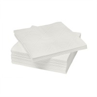 Салфетки бумажные белые (45 листов, ECO)