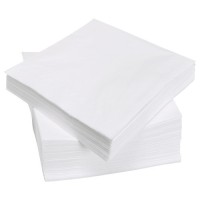 Салфетки бумажные белые (85 листов, ECO)