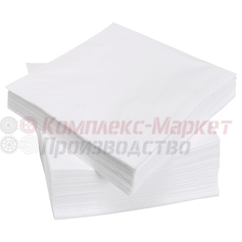 Салфетки бумажные белые (85 листов, ECO)
