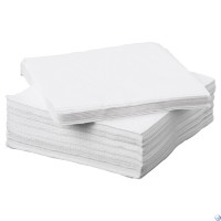Салфетки бумажные белые (80 листов)