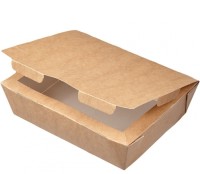 Коробка для еды "ECO" (1000 мл, крафт)