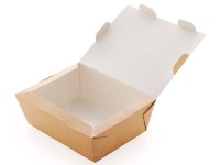 Коробка для еды "ECO" (600 мл, крафт)