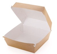 Коробка для гамбургеров "Pure Kraft" (140 х 140 х 70 мм)