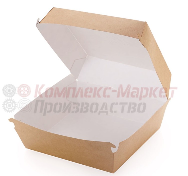 Коробка для гамбургеров "Pure Kraft" (140 х 140 х 70 мм)