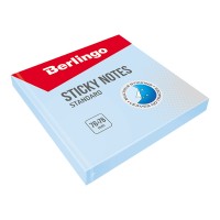 Самоклеящийся блок "Berlingo "Standard" (76х76мм, 100 л, голубой)