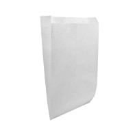 Пакет бумажный с плоским дном (140х60х250 мм, белый)