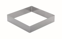 Форма для выпечки квадратная "Luxstahl" (220 мм, нерж.сталь)