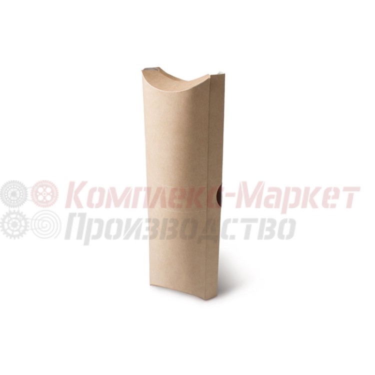Картонная упаковка для роллов/ шаурмы (200х70х55 мм, крафт)