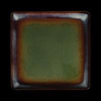 Тарелка квадратная «Corone Verde» (270х270 мм, синий+зеленый)