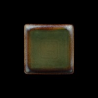 Тарелка квадратная «Corone Verde» (158х158 мм, синий+зеленый)