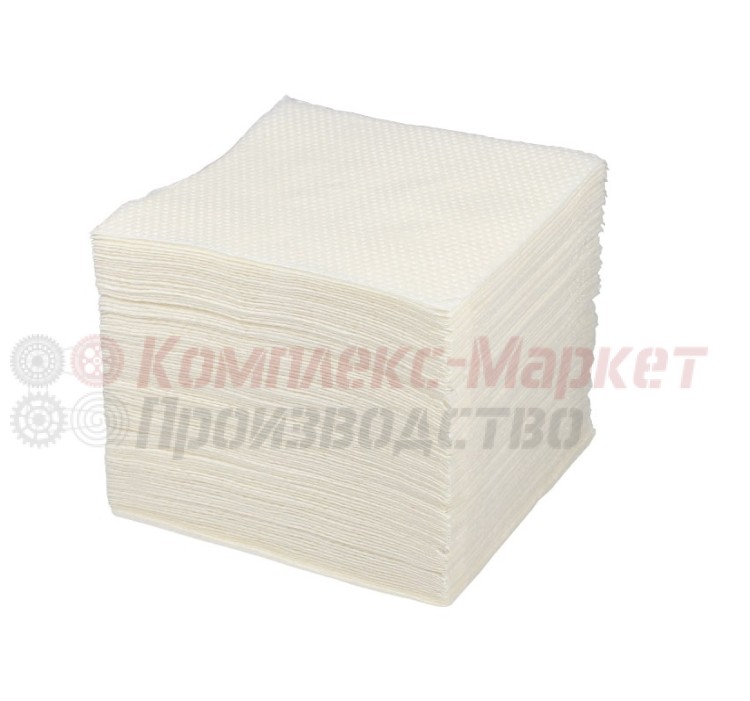 Салфетки бумажные белые (100 листов, ECO)