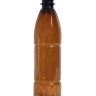 Бутылка пластиковая (500 мл, коричневая с крышкой)