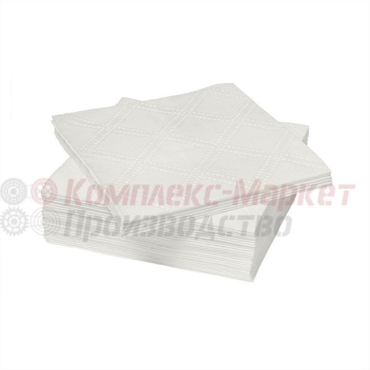 Салфетки бумажные белые (45 листов, ECO)