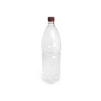 Бутылка пластиковая (2 литра, прозрачная с крышкой)