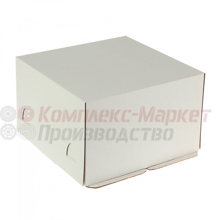 Короб картонный белый "Pasticciere" (360х360х350 мм, белый)