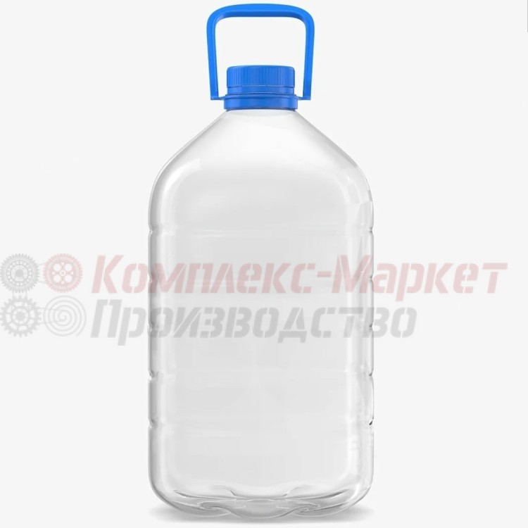 Бутылка пластиковая (10 литров, прозрачная с крышкой)