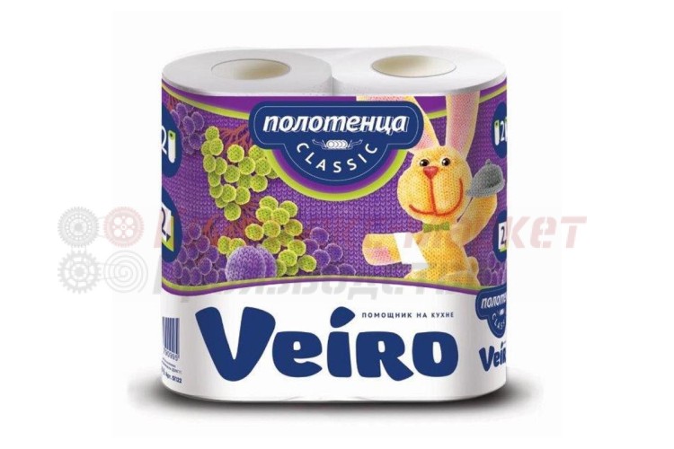 Бумажные полотенца "Viero" (2 слоя)